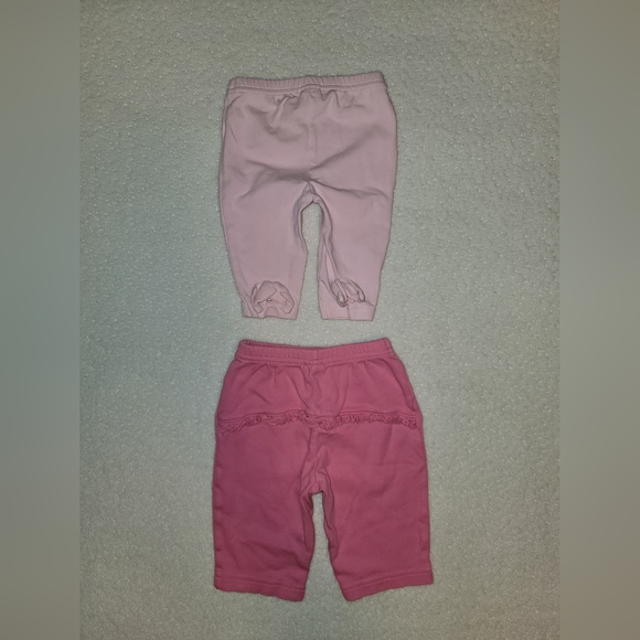 10 Piece Baby Girl Clothes Size 3 Months 6 Pants 2 Shorts 2 Tops - Picture 4 of 12